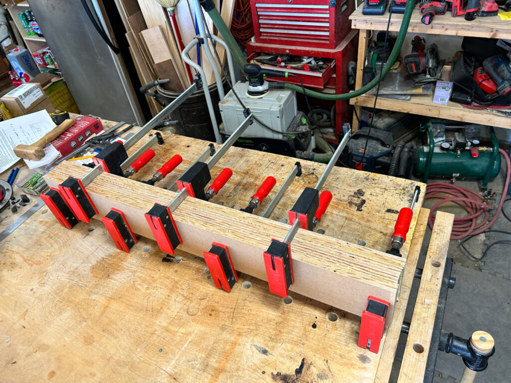 Laminating the fence